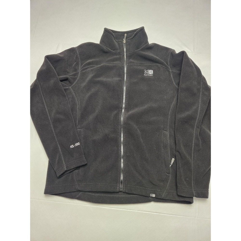 Karrimor Jacket Mens Medium Black KS-300 Fleece Full Zip Hiking Outdoor‎ Thermal
